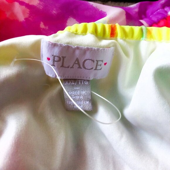 Children's Place Mommy & Me Matching Sharkbite Dresses - Adult XXL Kids M 7/8 - Picture 8 of 8